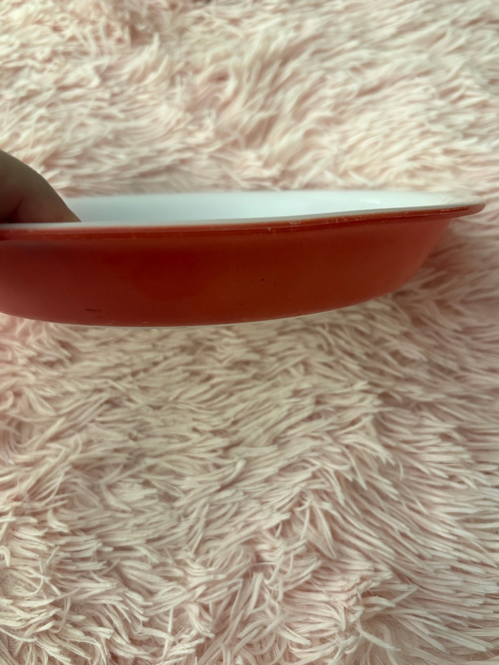 Vintage Flamingo Pink Pyrex Pie Plate EUC